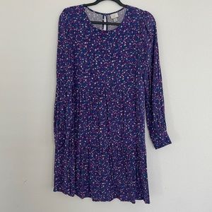 Cute midi dress with pockets size S loose fit